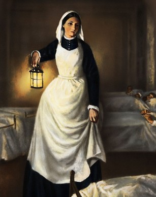 Florence Nightingale lady with the lamp