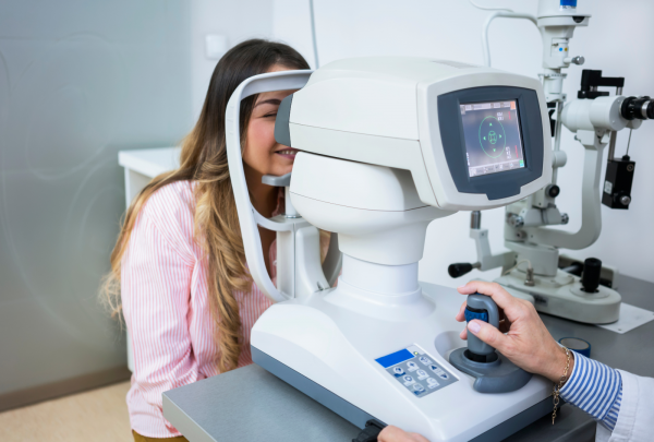 Optometry eye exam