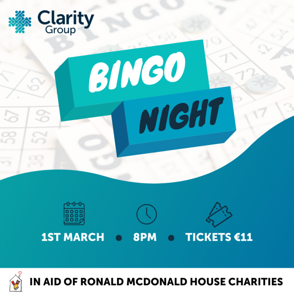 Bingo Night hosted by Clarity