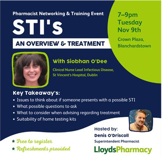 LloydsPharmacy Pharmacist and technician CPD evening | Clarity Locums ...