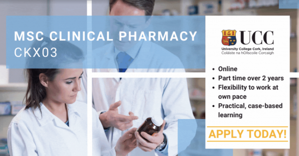 MSC Clinical Pharmacy at UCC